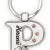 Island Girl® Rhinestone Keyring: P