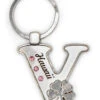 Island Girl® Rhinestone Keyring: V