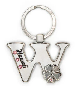Island Girl® Rhinestone Keyring: W