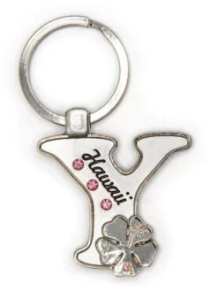 Island Girl® Rhinestone Keyring: Y