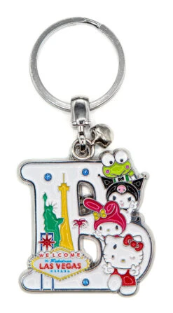 SANRIO Hello Kitty® & Friends LAS VEGAS Initial Keyring: B