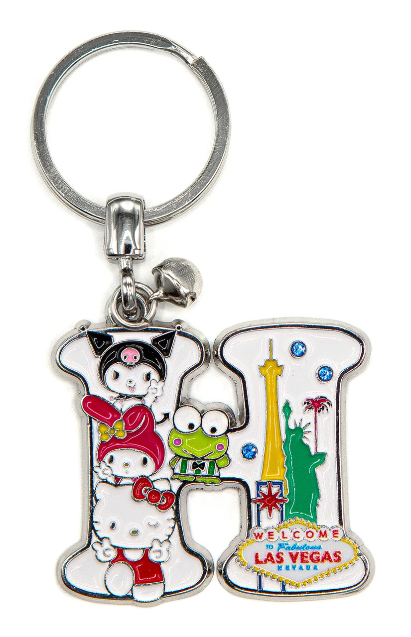 SANRIO Hello Kitty® & Friends LAS VEGAS Initial Keyring: H