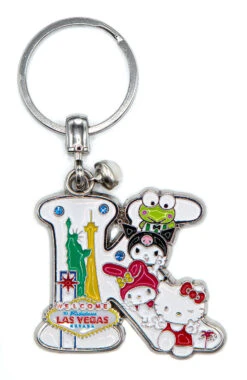 SANRIO Hello Kitty® & Friends LAS VEGAS Initial Keyring: K