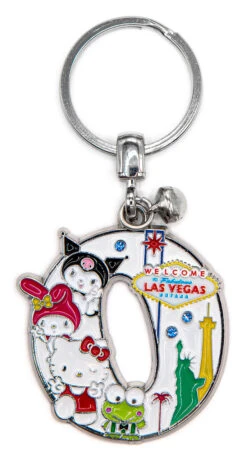 SANRIO Hello Kitty® & Friends LAS VEGAS Initial Keyring: O