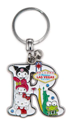 SANRIO Hello Kitty® & Friends LAS VEGAS Initial Keyring: R