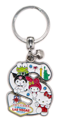 SANRIO Hello Kitty® & Friends LAS VEGAS Initial Keyring: S