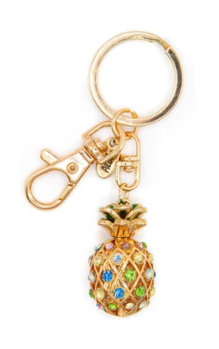 Island Bling Keyring - Pineapple: Multicolored