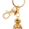 Island Bling Keyring - Pineapple: White