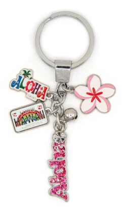Island Girl® Charm Keyring: Aloha