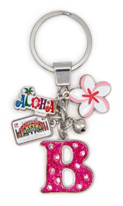 Island Girl® Charm Keyring: B