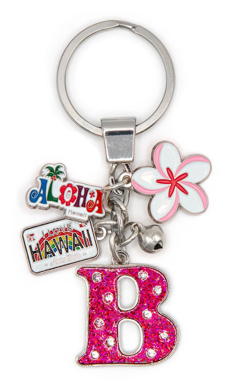 Island Girl® Charm Keyring: B