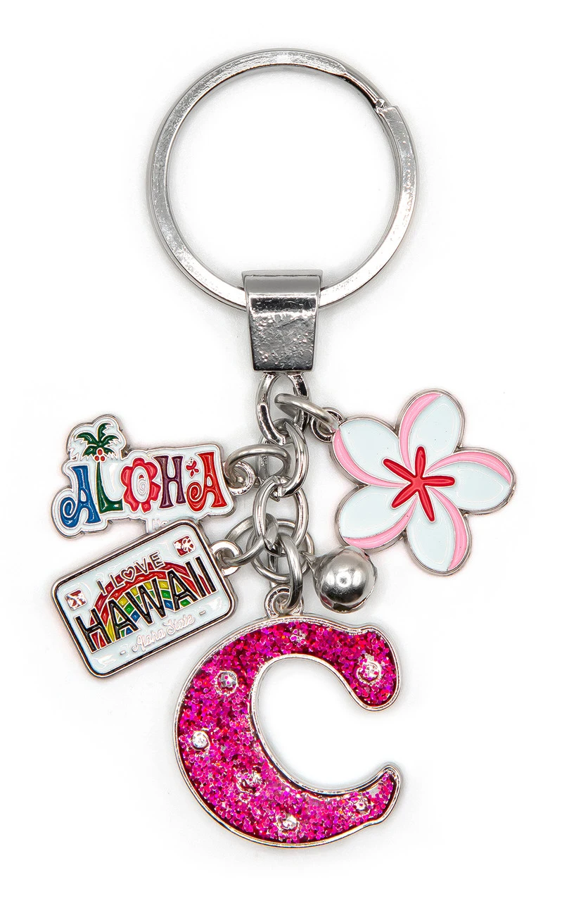 Island Girl® Charm Keyring: C