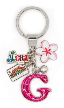 Island Girl® Charm Keyring: G