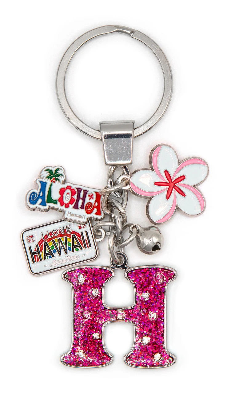 Island Girl® Charm Keyring: H
