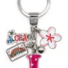 Island Girl® Charm Keyring: I