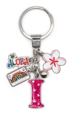 Island Girl® Charm Keyring: I