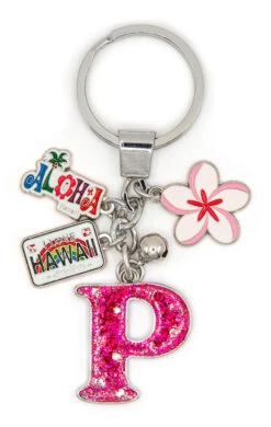 Island Girl® Charm Keyring: P