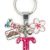Island Girl® Charm Keyring: T
