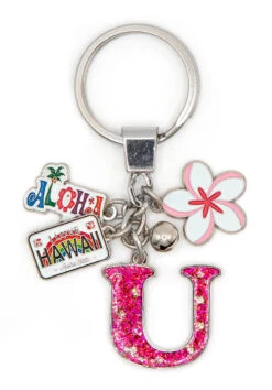 Island Girl® Charm Keyring: U
