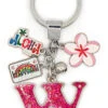 Island Girl® Charm Keyring: W