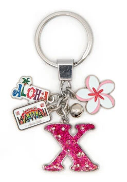 Island Girl® Charm Keyring: X