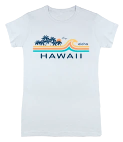 Island Girl® Surf Tee - Beach Break: White