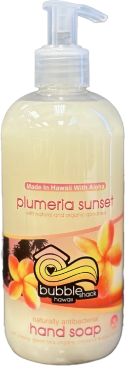 Bubble Shack Liquid Hand Soap: Plumeria Sunset