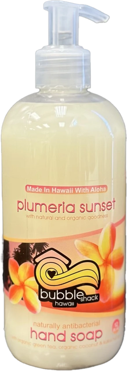 Bubble Shack Liquid Hand Soap: Plumeria Sunset