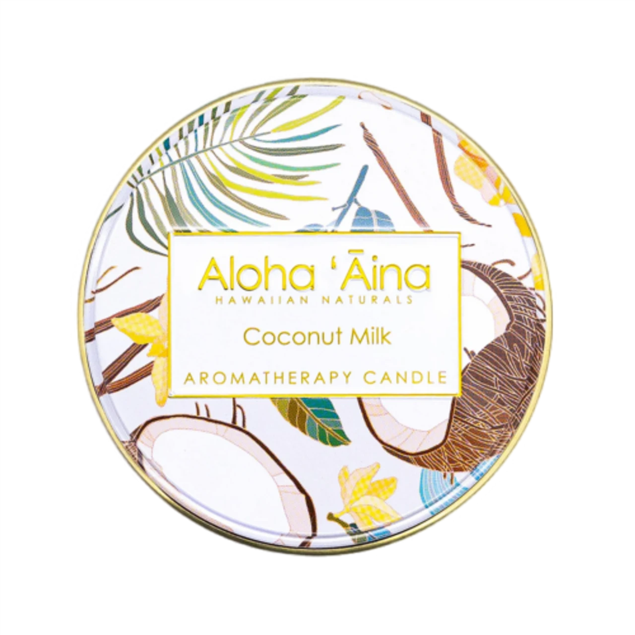 Aloha ‘Aina Travel Candle 4.3oz: Coconut Milk