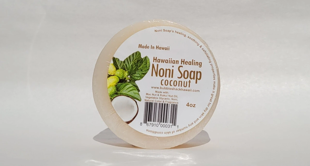 Noni Soap By Bubble Shack: Coconut - Image 2