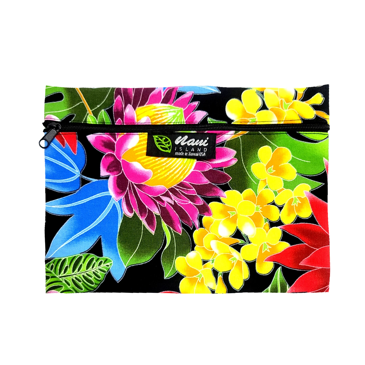 Island Style Cosmetic Bag - Hawaiian Garden - Image 3