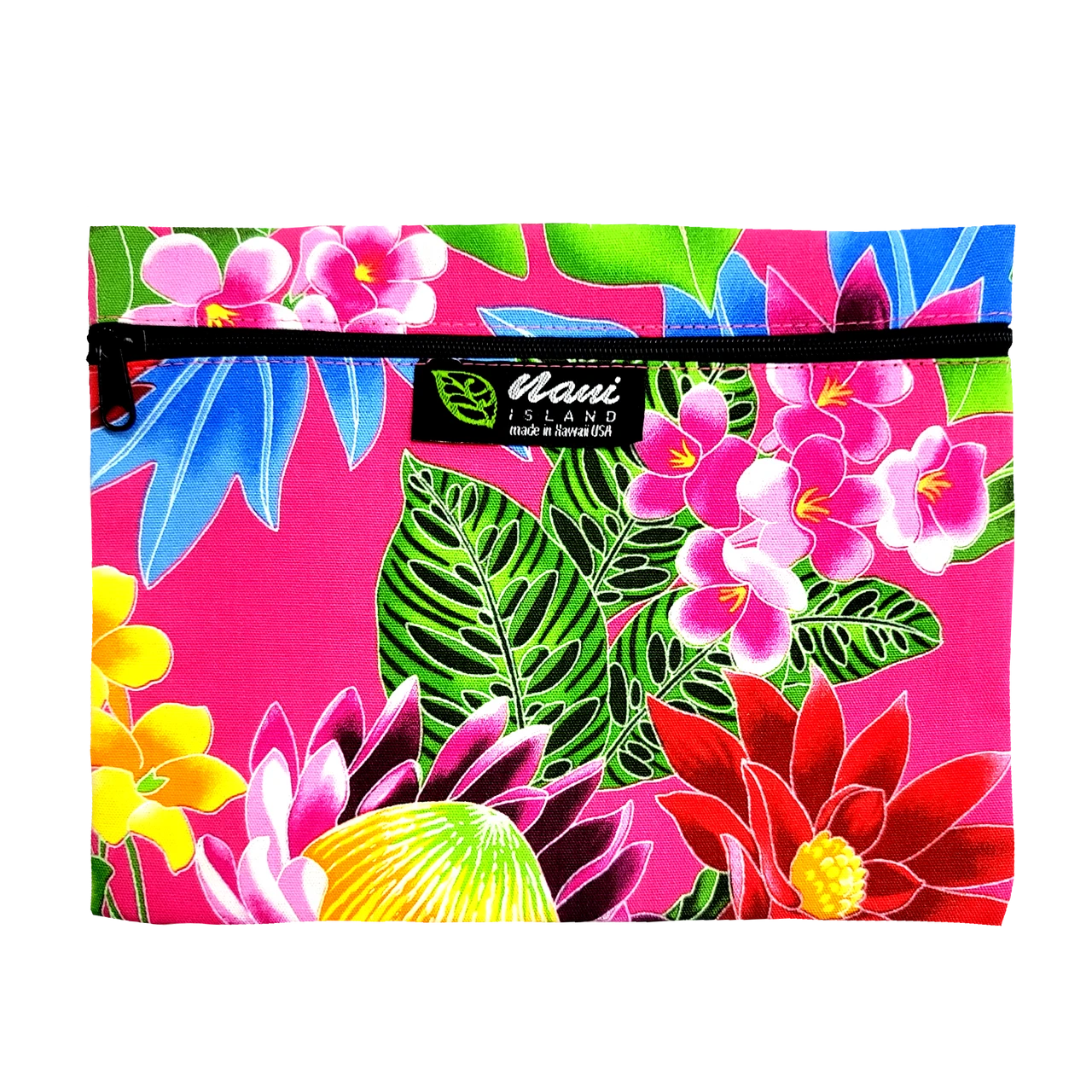 Island Style Cosmetic Bag - Hawaiian Garden - Image 2