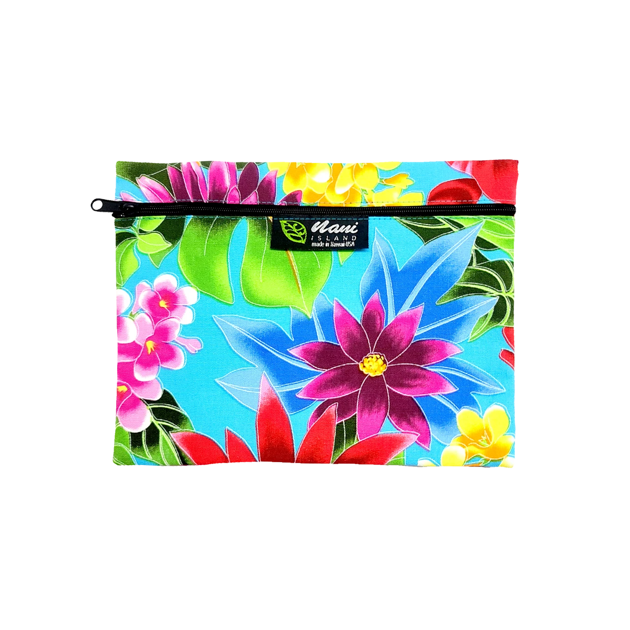 Island Style Cosmetic Bag - Hawaiian Garden