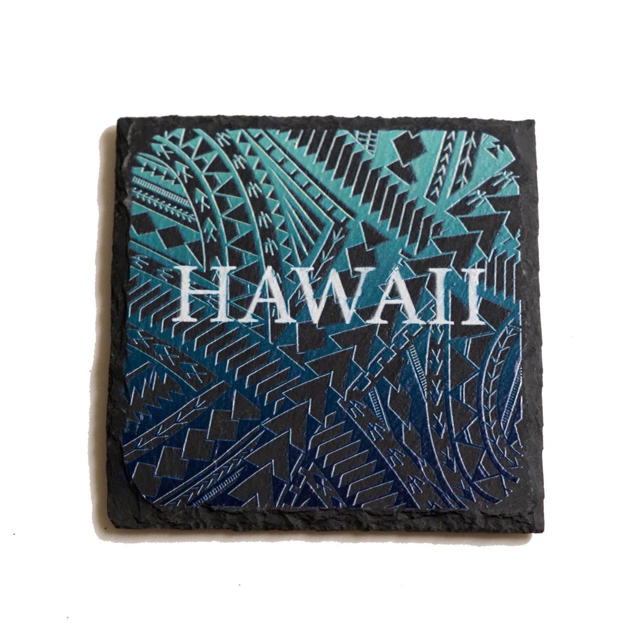 Slate Coaster 4 Piece Set: Tribal