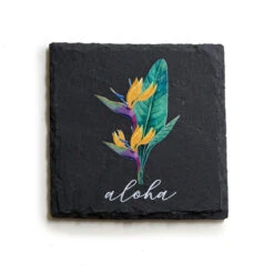 Slate Coaster: Bird Of Paradise