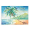 Deluxe Christmas Card Pack Of 12: Holiday On The Beach
