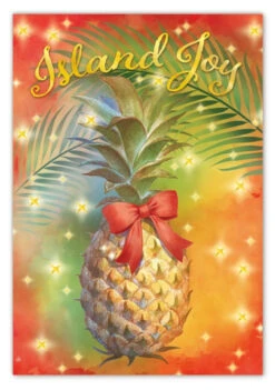 Deluxe Christmas Card Pack Of 12: Island Joy