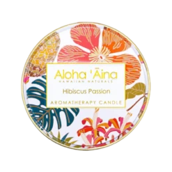 Aloha ‘Aina Travel Candle 4.3oz: Hibiscus Passion