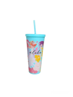 Double Wall Tumbler - Heleconia: Tiffany Blue