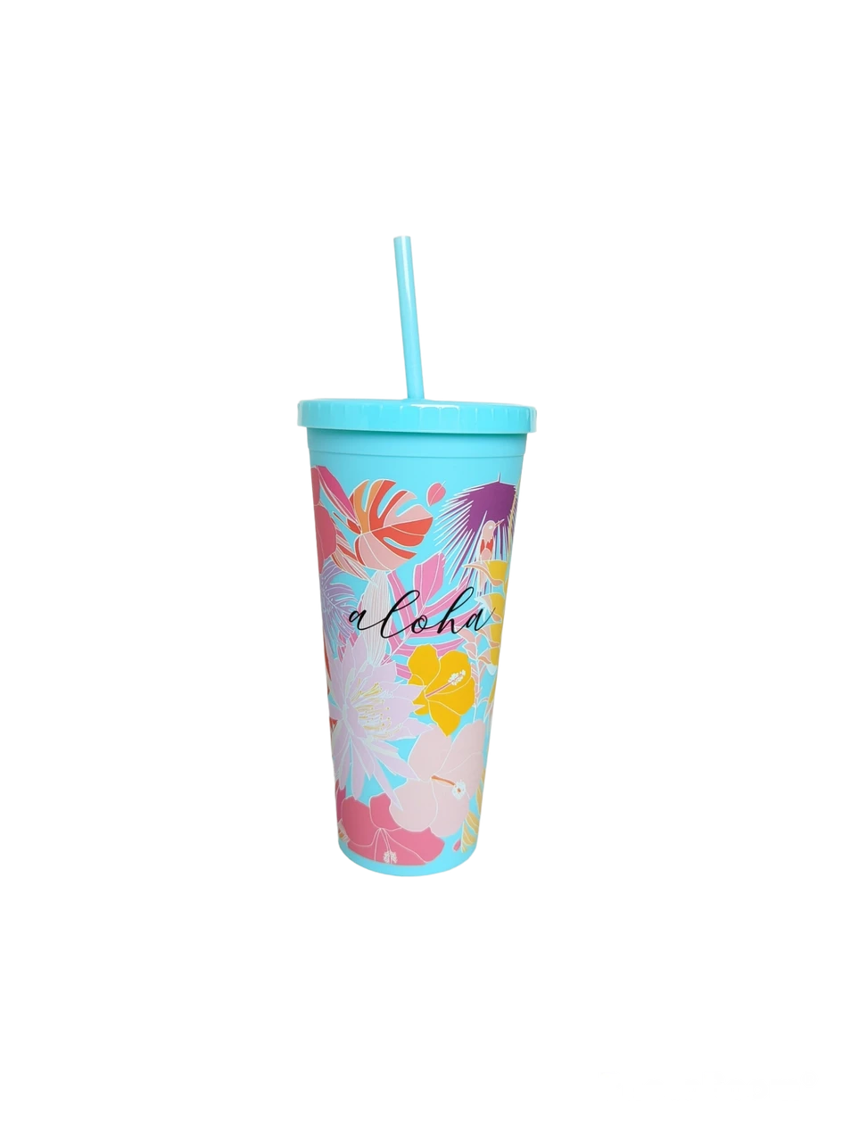 Double Wall Tumbler - Heleconia: Tiffany Blue