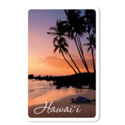 Island Style Playing Cards: Honu Sunset