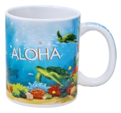 Island Style Ceramic Mug 10 Oz: Under The Sea