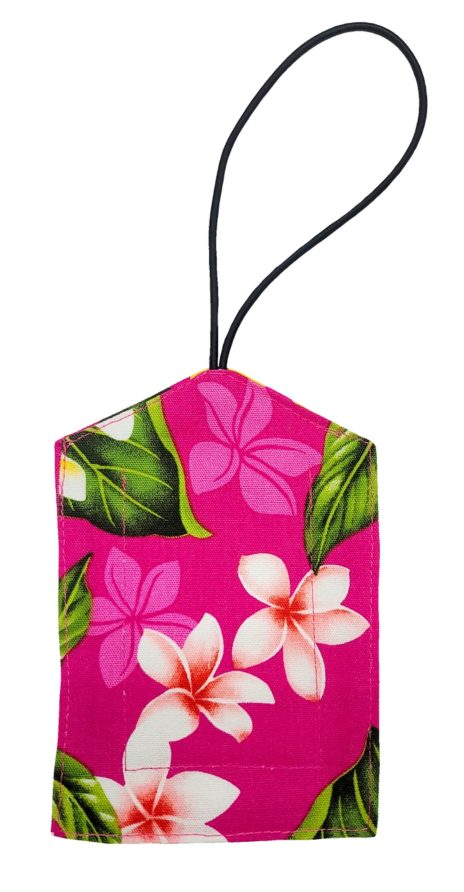 Island Style Luggage Tag - Plumeria Chain - Image 2