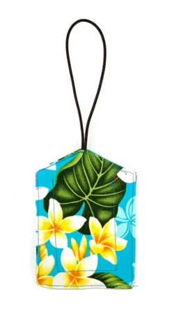 Island Style Luggage Tag - Plumeria Chain