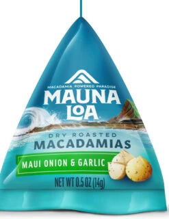 Mauna Loa Macadamia Nut Sample Size Pouch 0.5oz - Maui Onion Garlic SINGLE