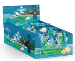 Mauna Loa Macadamia Nut Sample Size Pouch 0.5oz - Maui Onion Garlic 24 Pack