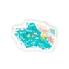 Kawaii Series Stickers - Oahu Map