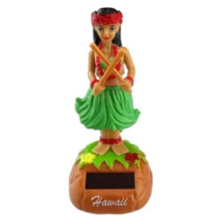 Solar Powered Mini Dashboard Hula Doll: Pilialoha Hula Dancer