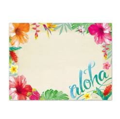 Hawaiian Design Stick 'N Notes - Single Pad: Aloha Floral