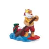 Polyresin Christmas Ornament: Jolly Paddler Santa